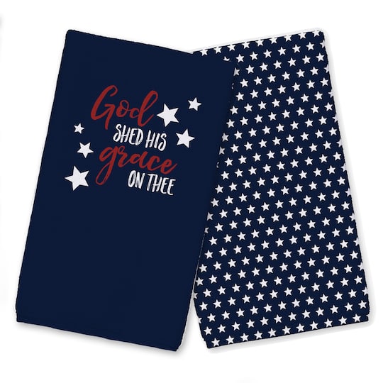 God Shed His Grace on Thee Tea Towel Set